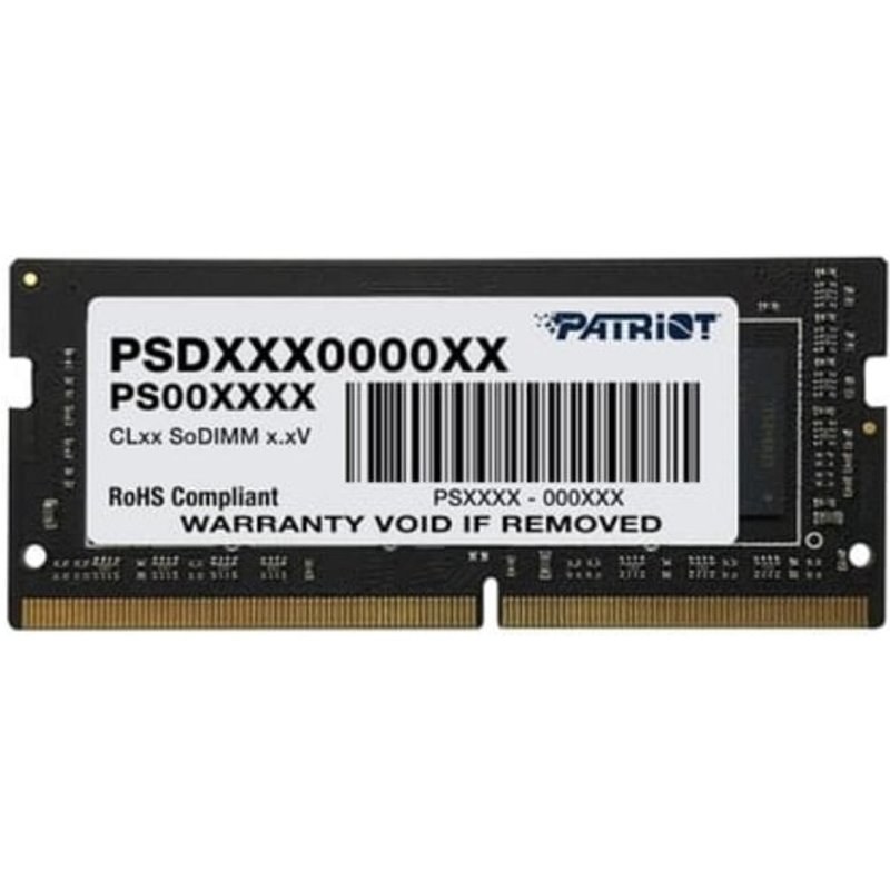 Mémoire RAM Patriot Signature Line PSD48G320081S 8 Go 1X8GB DDR4 3200 MHz CL22 SO-DIMM