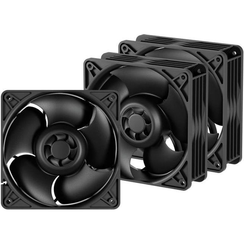 Refrigeration Air Arctic 120 mm S12038-8K Pack 3 Haute Pression PWM
