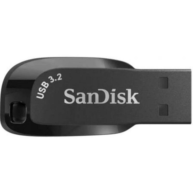 Clé USB Sandisk Ultra Shift 128 Go USB 3.2 Lecture 100MB/s Compacte Noire