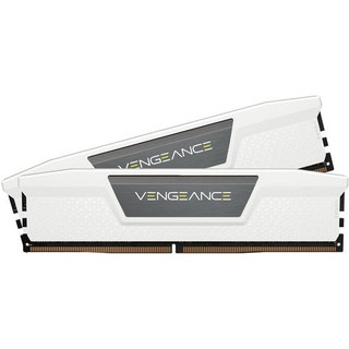 Mémoire RAM Corsair Vengeance CMK32GX5M2B6400Z36W 32 Go 2X16GB DDR5 6400 MHz CL36 Kit EXPO Blanc