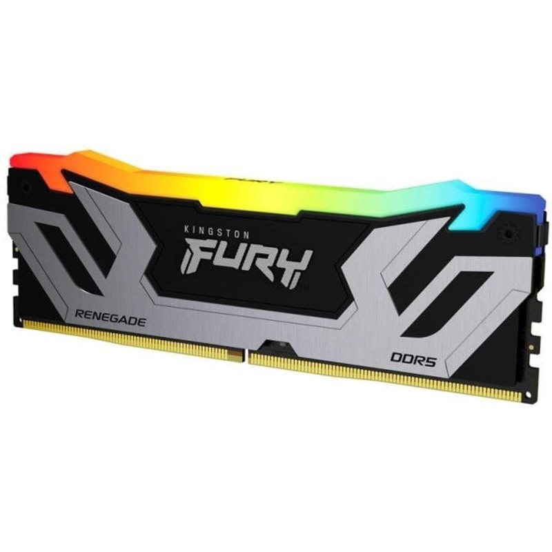 Mémoire RAM Kingston FURY Renegade RGB 24 Go 1X24GB DDR5 8400MT/s CL40 XMP Argent