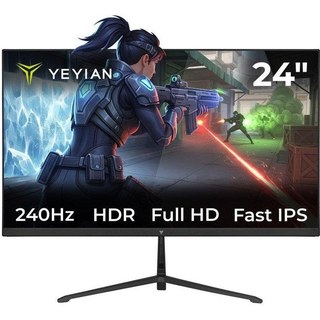 Écran PC Yeyian Elysium 24 24" Full HD 240 Hz Fast IPS 1MS FreeSync HDR