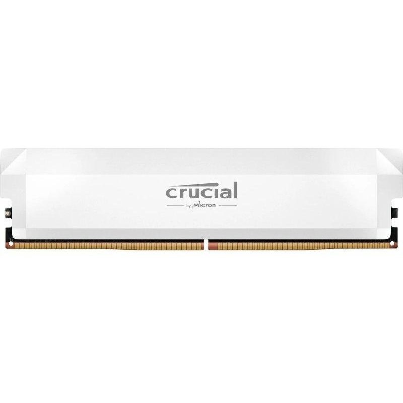 Mémoire RAM Crucial Pro 16 Go 1X16GB DDR5 6400 MHz CL32 AMD EXPO Intel XMP Blanc