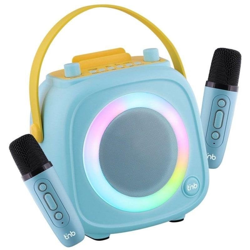 Haut-parleurs TnB Karaoke Bluetooth 10W sans fil 2 micros effets lumineux