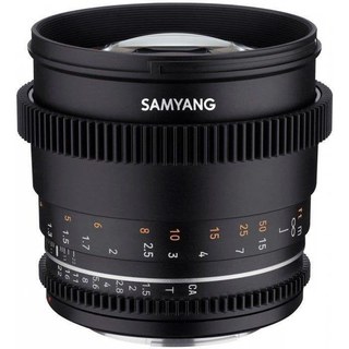 Objectif Samyang VDSLR 85 mm T1.5 MK2 Monture Canon EF