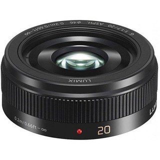 Objectif Panasonic Lumix G 20 mm F1.7 II Monture Micro Four Thirds Noir