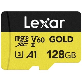 Carte microSDXC Lexar Professional GOLD 128 Go UHS-II V60 280 Mo/s A1