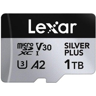 Carte MicroSD Lexar Professional SILVER PLUS 1 To UHS-I 205MO/s 150MO/s V30 A2
