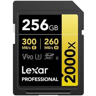 Carte SD Lexar LSD2000256G-BNNNG 256 Go UHS-II 2000X V90 Pro 300 Mo/s