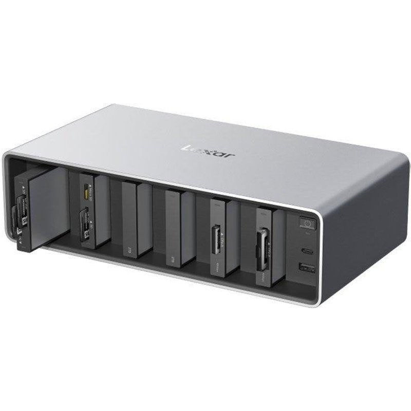 Station d'accueil Lexar LPWF800N-4A1NGL Thunderbolt 4 6 baies aluminium