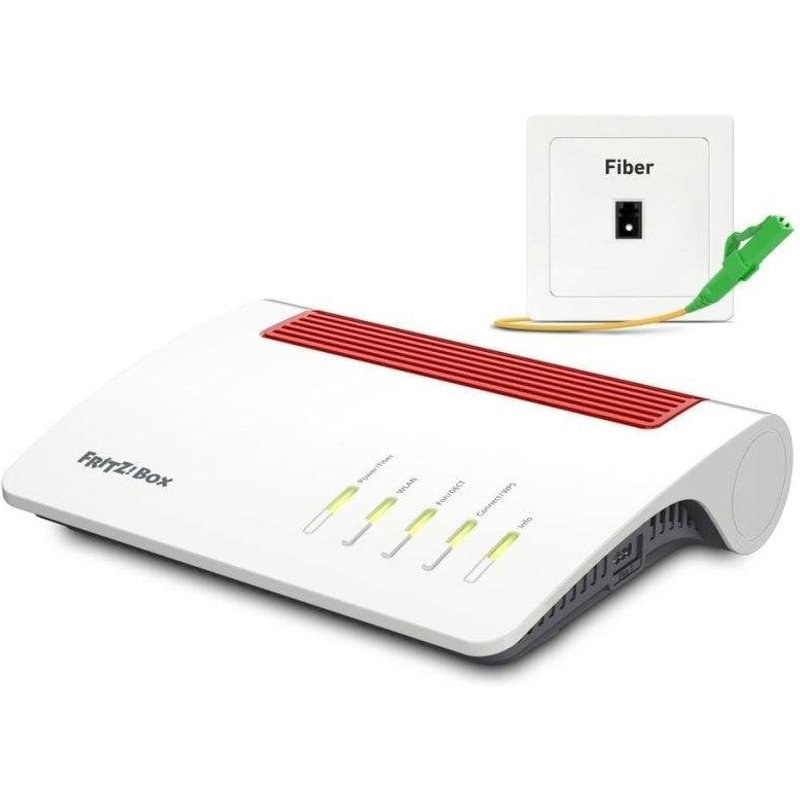 FRITZ! Router Fritz Box 5590 Fiber Wi-Fi 6 3600MBPS Double Bande USB Gigabit