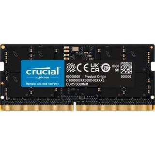 Mémoire RAM Crucial CT16G56C46S5T 16 Go 1X16GB DDR5 5600 MHz CL46 ECC SODIMM