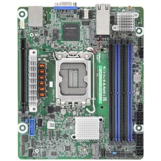 Carte mère Asrock EC266D4ID-2T/X550 Intel C266 LGA 1700 DDR5 Mini ITX 10GBE AST2600 RAID