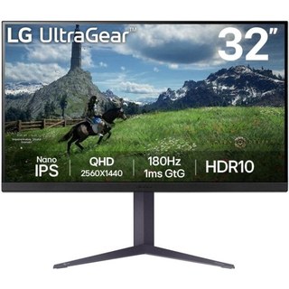 Écran PC LG 32GS85QX-B 32" Quad HD 180 Hz IPS 1MS FreeSync G-SYNC HDR10 Réglable USB