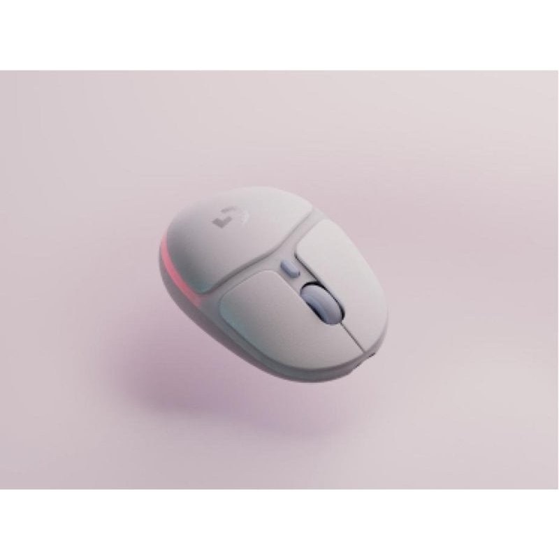 Souris Logitech G705 Sans Fil RF Bluetooth 8200 DPI Blanc RGB Ergonomique