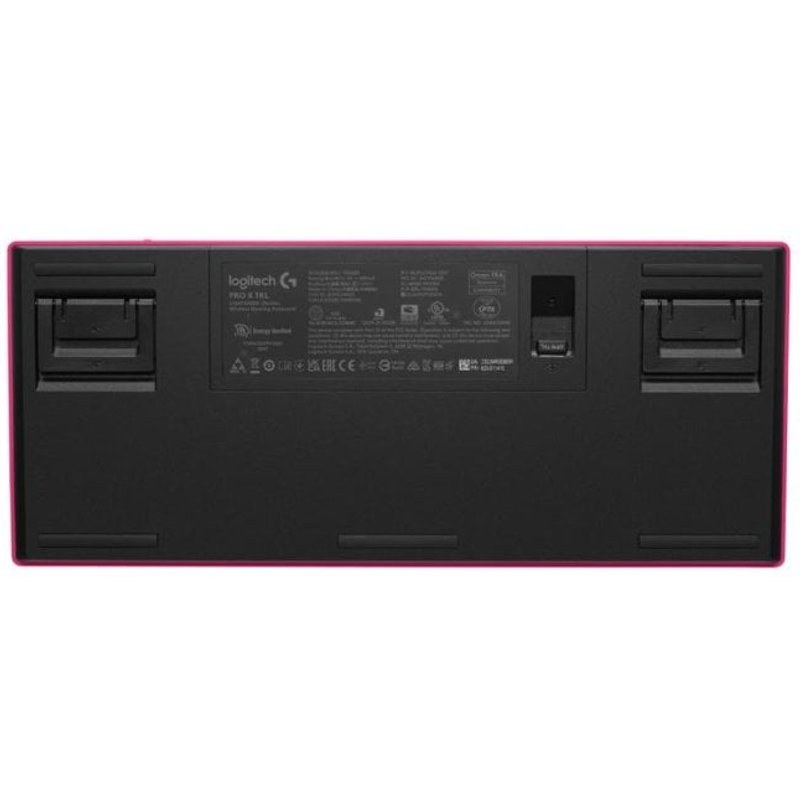 Clavier mécanique Logitech G PRO X TKL AZERTY rétroéclairé sans fil rose
