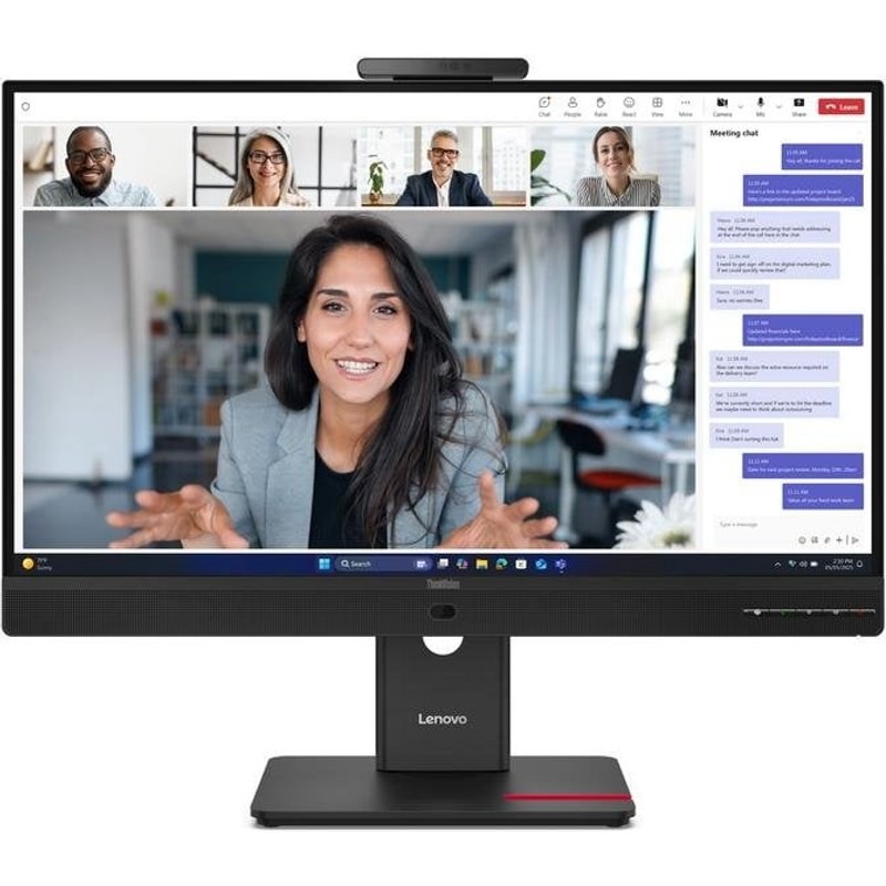 Écran PC Lenovo ThinkVision T24-4V 23.8" Full HD 120 Hz IPS Webcam Haut-parleurs