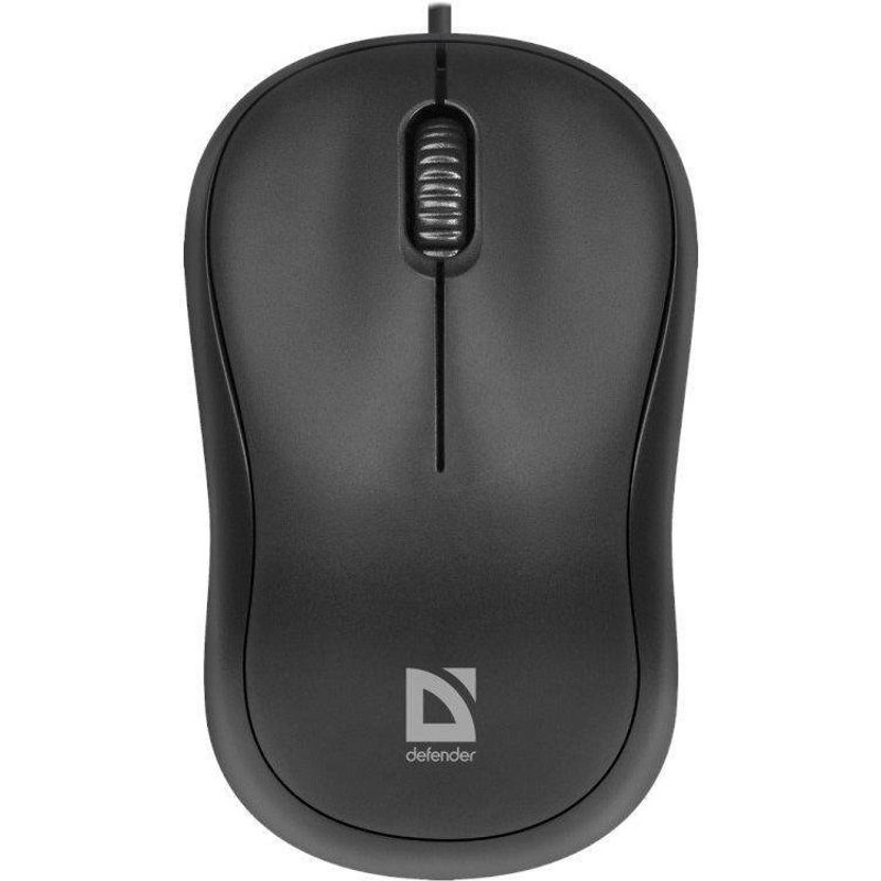 Souris Defender PATCH MS-759 USB 1000 DPI Noir Ambidextre Compact