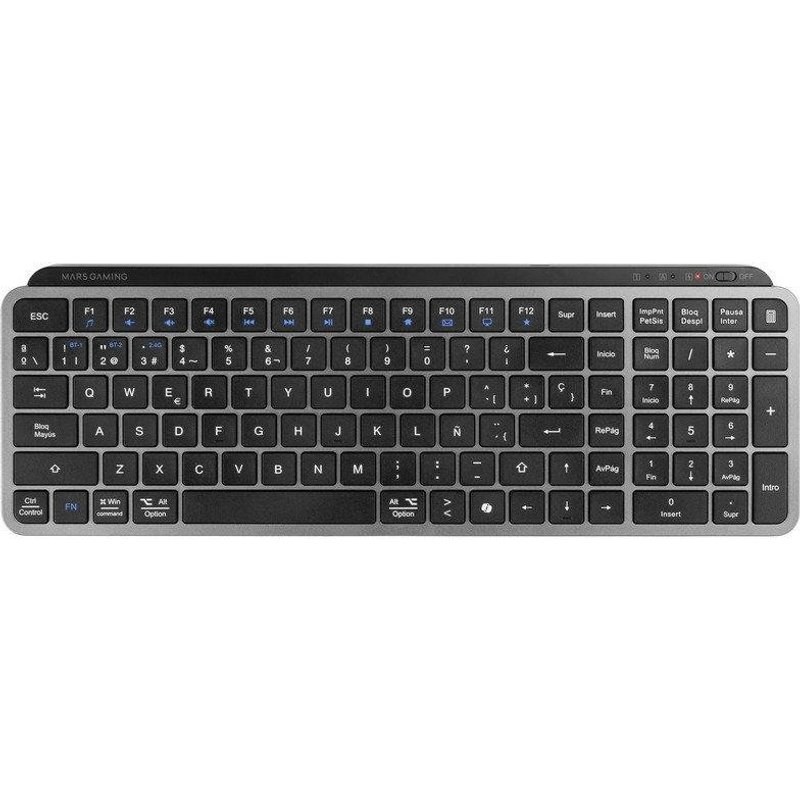 Clavier Mars Gaming MK-SILENKEYS membrane sans fil Layout FR Copilot AI