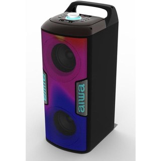 Enceintes Aiwa Portables stéréo filaires et Bluetooth 16W éclairage LED