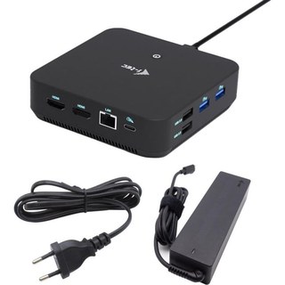 Station d'accueil I-Tec USB-C DP Dual HDMI Power Delivery 100W 3 écrans
