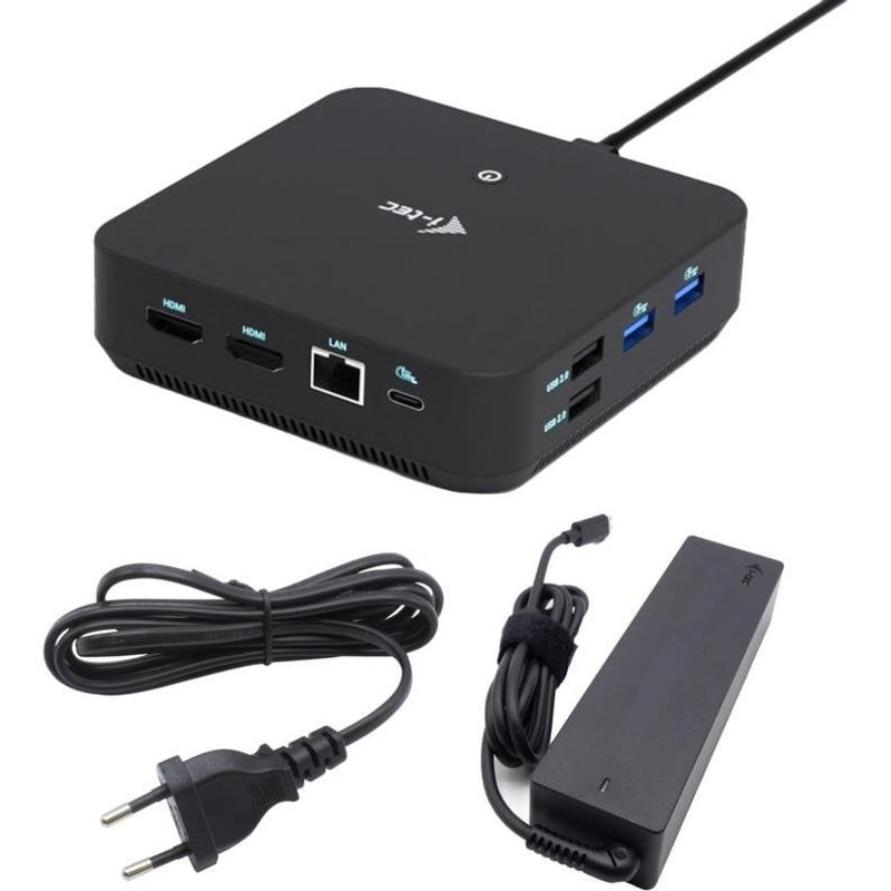 Station d'accueil I-Tec USB-C DP Dual HDMI Power Delivery 100W 3 écrans