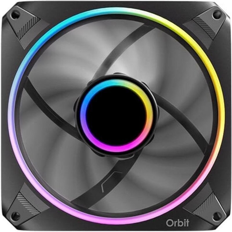 Ventilateur supplémentaire Antec Orbit 120 ARGB 120 mm, LED RGB, FDB, Noir