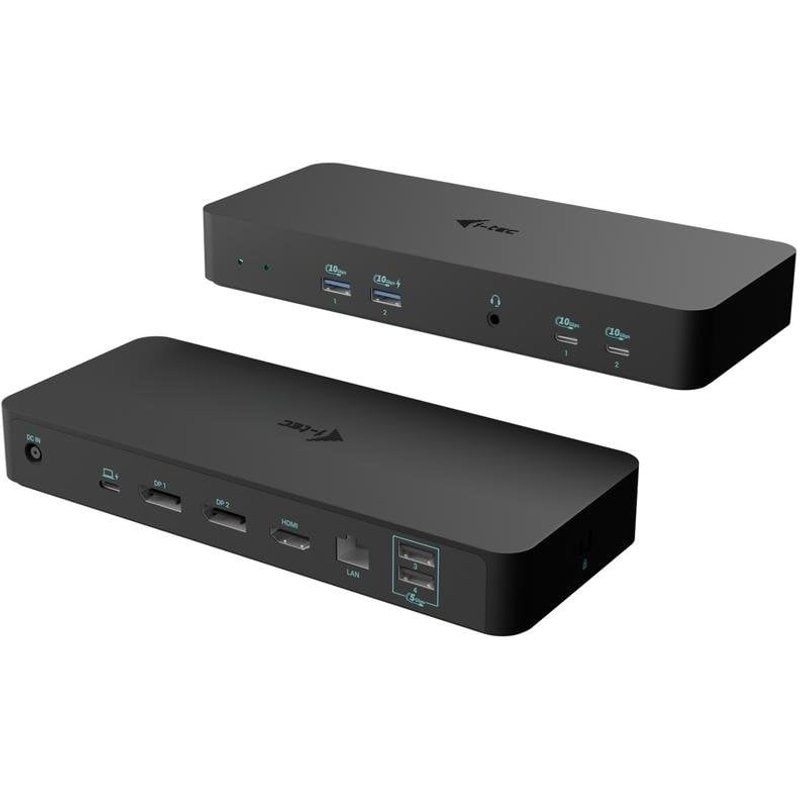 Station d'accueil I-Tec C31INTGTRI4KDOCPDCH Triple Affichage USB-C 100 W VESA