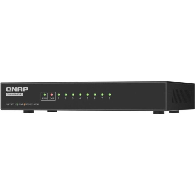 Switch QNAP QSW-1108-8T-R2 8 ports 2,5G Ethernet sans gestion ventilateur