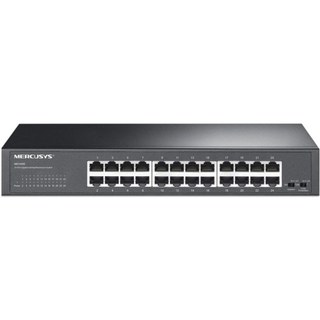 Switch Mercusys MS124GS 24 ports Gigabit Ethernet Rackable sans ventilateur