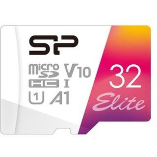 Silicon-Power Carte mémoire Silicon Power Elite 32 Go MicroSDHC UHS-I 100MB/s rose blanc