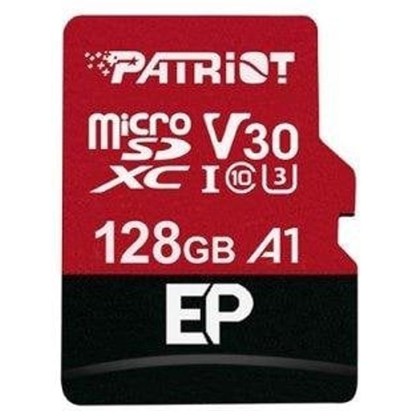 Carte mémoire Patriot PEF128GEP31MCX 128 Go MicroSDXC UHS U3 V30 Class 10