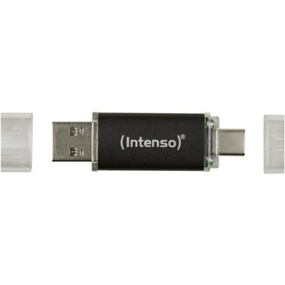 Clé USB Intenso Twist Line 256 Go USB-A USB-C Aluminium Anthracite