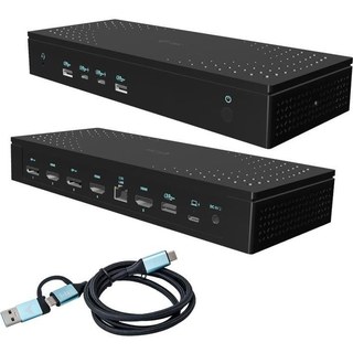 Station d'accueil I-Tec Universal 5X 4K/60 Hz 8K USB-C 100W Noir