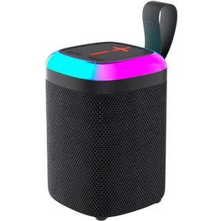 Enceintes Cool Portables Bluetooth 5W avec TWS, Micro SD et Éclairage LED RGB