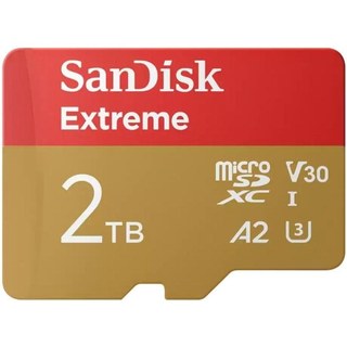 Carte microSDXC Sandisk Extreme 2 To UHS-I 240MB/s 140MB/s A2 V30
