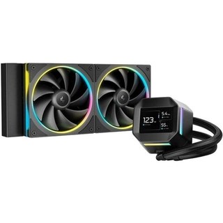 Refrigeración Líquida DeepCool LM240 240 mm 2 Ventilateurs LED RGB Noire