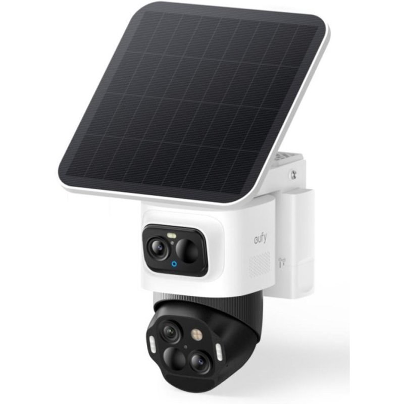 Caméra de surveillance Eufy SoloCam S4 4K Vision Nocturne Intérieur et Extérieur Panneau Solaire