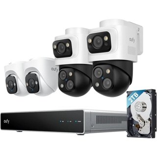 Caméra de surveillance Eufy NVR Security System S4 4K Vision Nocturne Intérieur et Extérieur
