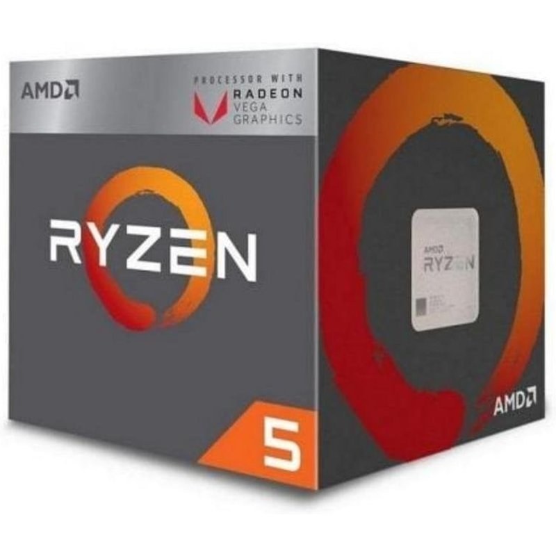 Processeur AMD Ryzen 5 3400G 4 cœurs 3,7 GHz base 4,2 GHz turbo Radeon RX Vega 11 Overclocking