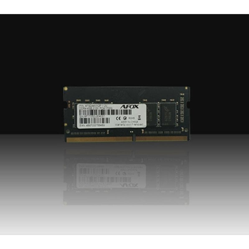 Mémoire RAM Afox DDR4 8G 8 Go 1X8GB DDR4 2400 MHz CL17 SO-DIMM Noir