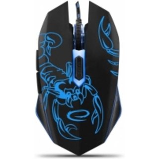 Souris Esperanza MX203 Scorpio USB 2400DPI Noir Bleu 6 Boutons LED