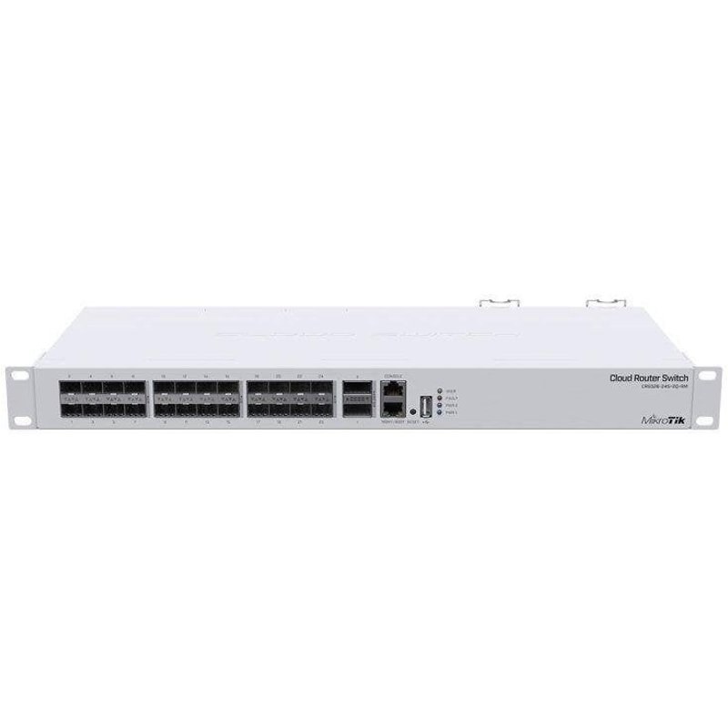 Switch Mikrotik CRS326-24S+2Q+RM 24 SFP+ 2 QSFP+ 40 Gbps Rack 1U