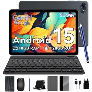 Tablette TABWEE T80 Wi-Fi 10,1" 18 Go Gris 128 Go Batterie longue autonomie