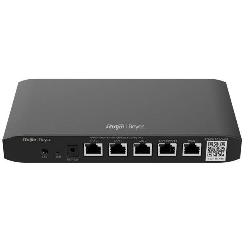 Routeur Ruijie RG-EG105G-V3 5 ports Ethernet 4X Gigabit Cloud