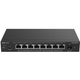 Switch Ruijie Reyee 8X 2.5G PoE Cloud LAYER2 1X 10GBPS SFP+ Agrégation