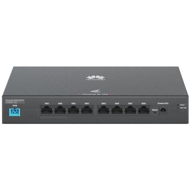 ONT fibre Huawei eKitOptiX F200D-8G 8XGE GPON MiniFTTO sécurité avancée