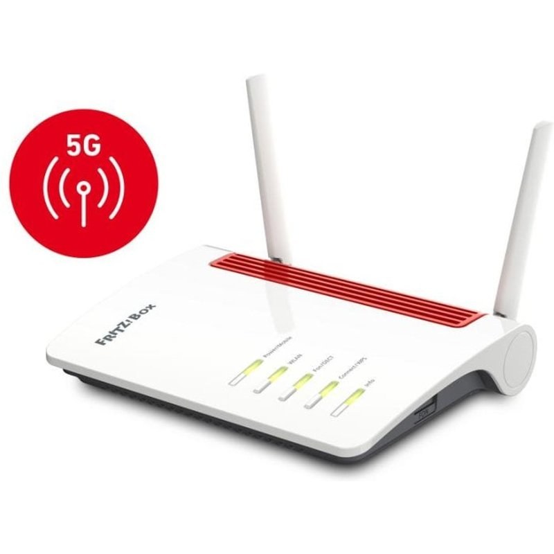 FRITZ! Router Fritz Box 6850 5G Wi-Fi 5 866 Mbps Dual Band Ethernet Gigabit USB