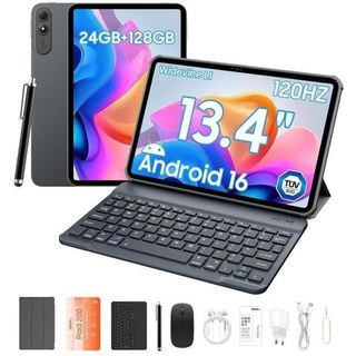 Tablette OSCAL Pad 200 4G LTE 13,4" 24 Go 128 Go Gris avec Clavier