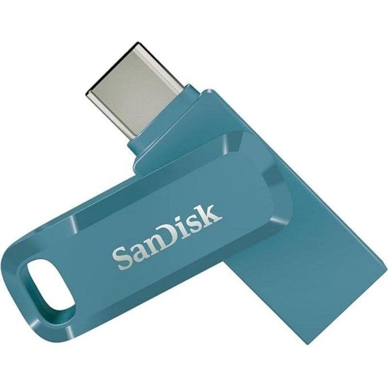 Clé USB SanDisk Ultra Dual Drive Go 128 Go USB-C et USB-A Bleu
